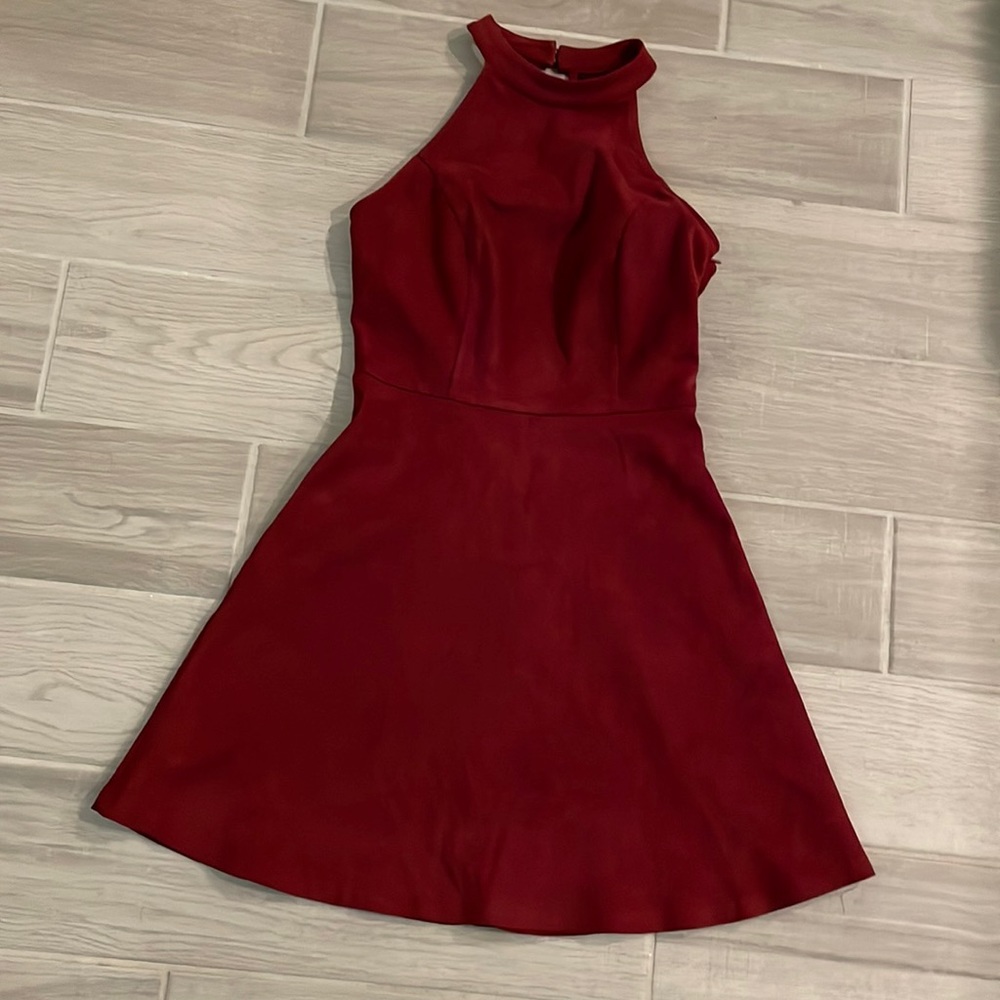 🤍ALTAR’D STATE MAROON SUEDE DRESS🤍